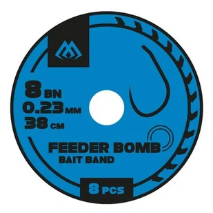 Przypon MIKADO Feeder Bomb HFB805BG-12 0.18 mm / 38 cm - Inne akcesoria dla wędkarzy - miniaturka - grafika 1
