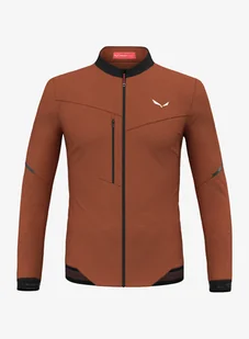 Bluza rozpinana Salewa Pedroc PL 2 Jacket - bombay brown - Bluzy sportowe męskie - miniaturka - grafika 1