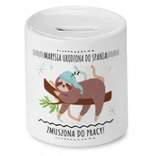 Skarbonki - Skarbonka Dla Marysi Majii na Urodziny na Prezent z Nadrukiem ze Zdjęciem + Opakowanie na prezent (wzór 03) - miniaturka - grafika 1