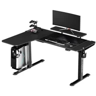 Biurka - ULTRADESK Winger Czarny - miniaturka - grafika 1