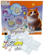 Zabawki sensoryczne - Zestaw do Robienia Gniotków Kocia Łapka Squishy Slime Glutek Diy Prezent - miniaturka - grafika 1