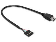 Kable USB - Delock Kabel USB Cable USB 2.0 pin header female USB mini male 30 cm 83170 - miniaturka - grafika 1