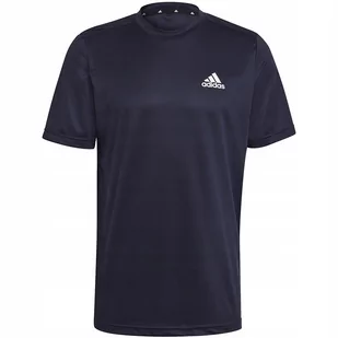 Koszulka męska adidas Aeroready Designed To Move Sport granatowa GM2097 S - Koszulki męskie - miniaturka - grafika 1