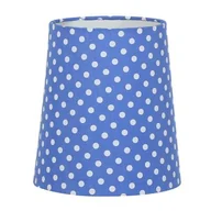 Oprawy, klosze i abażury - Abażur do lampki COLINA E14 niebieski CANDELLUX - miniaturka - grafika 1