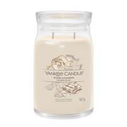 Świece - Yankee Candle Signature Warm Cashmere Duża Świeca Zapachowa 567G - miniaturka - grafika 1