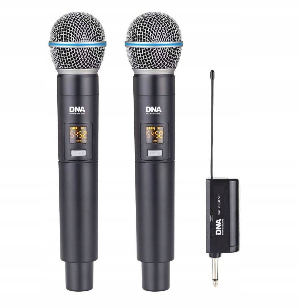 DNA BAT DUAL VOCAL SET zestaw bezprzewodowy akumul