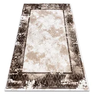 Dywany - Dywan AKRYL VALS 0W1738 C56 54 Ramka marmur, przecierany  beż / kość słoniowa , 100x200 cm - miniaturka - grafika 1