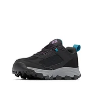 Buty trekkingowe damskie - Columbia HATANA MAX Outdry wodoodporne damskie buty trekkingowe i turystyczne, z niskim stanem, czarne x ciemnolawendowe, 39, Czarny X Ciemna Lawenda, 39.5 EU - miniaturka - grafika 1