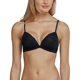 Schiesser Damski Biustonosz Softbra Bez Fiszbin, Niebieski (Nachtblau 804), 70C - Biustonosze - miniaturka - grafika 1
