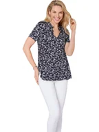 Bluzki damskie - WITT WEIDEN Bluzka w kolorze granatowo-białym - miniaturka - grafika 1