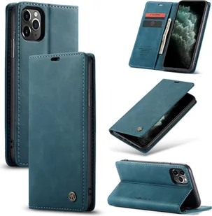 Etui na telefon komórkowy Caseme do Iphone iPhone 11 Pro Max - ciemny cyjan niebieski - Etui i futerały do telefonów - miniaturka - grafika 1