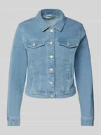 Kurtki damskie - Kurtka jeansowa o kroju regular fit z dodatkiem bawełny model ‘LUNA’ - miniaturka - grafika 1