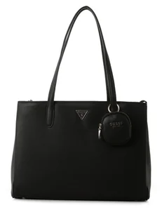 GUESS Damski shopper Kobiety Sztuczna skóra czarny jednolity, ONE SIZE - Torebki damskie - miniaturka - grafika 1