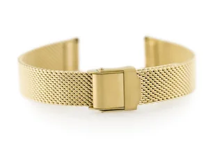 Bransoleta 302G - siatka HQ - złota - 12mm - Akcesoria do zegarków - miniaturka - grafika 1
