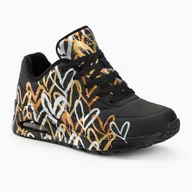 Sport OUTLET - Buty damskie SKECHERS Uno Metallic Love black/metallic - miniaturka - grafika 1
