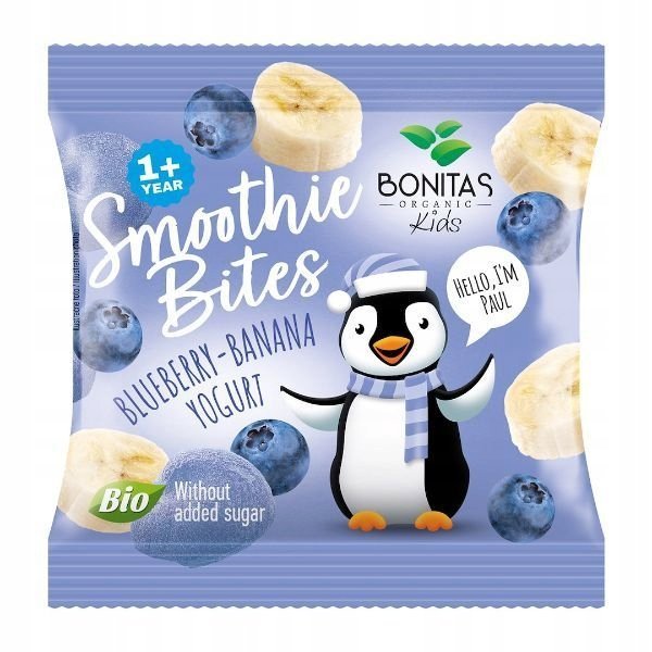 Liofilizowana przekąska borówka-banan-jogurt BIO 10g