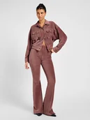 Kurtki damskie - Lee Kurtka sztruksowa w kolorze bordowym - miniaturka - grafika 1