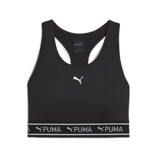 Damski Stanik sportowy PUMA 4KEEPS ELASTIC BRA - P 52531901 – Czarny - Biustonosze - miniaturka - grafika 1
