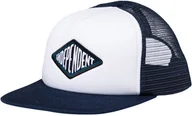 Czapki dla dzieci - Independent Turn Burn Mesh Back WHITE NAVY męska czapka - miniaturka - grafika 1