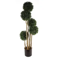 Sztuczne drzewka - Leaf Chronione sztuczne drzewo, 120 cm kulka UV Topiary - miniaturka - grafika 1