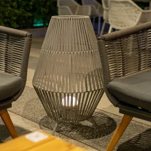 Newgarden Conta lampa stołowa LED ładowalna taupe 72cm - Lampy stojące - miniaturka - grafika 2