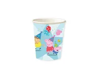 Dekoracje i nakrycia stołu na imprezę - Kubeczki urodzinowe Świnka Peppa - 237 ml - 8 szt. - miniaturka - grafika 1
