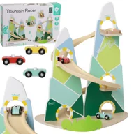 Tory, garaże, parkingi - CLASSIC WORLD Drewniany Tor Samochodowy "Górski Wyścig" - miniaturka - grafika 1