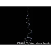 Oświetlenie świąteczne - Lampki choinkowe Micro LED 300 zimny biały 3,1 m - miniaturka - grafika 1