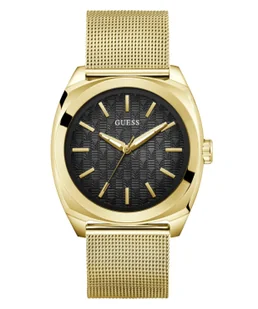 Zegarek Guess Marshall zegarek męski klasyczny złoty na bransolecie mesh GW0794G2 - Zegarki męskie - miniaturka - grafika 1