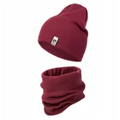 Czapki dla dzieci - Czapka Dziecięca Wiosenna Jesienna Komin Komplet Bawełna Dla Dzieci 48-56 - miniaturka - grafika 1