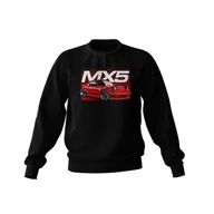 Odzież do sportów motorowych - Czarna bluza Mazda MX-5 Miata JDM-3XL - miniaturka - grafika 1