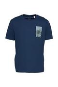 Koszulki męskie - ESPRIT T-shirt męski, 420 / szary niebieski, S - miniaturka - grafika 1