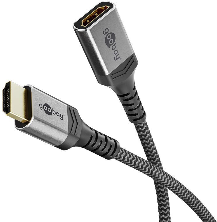 Goobay Przedłużacz HDMI™ o bardzo dużej szybkości transmisji 0.5m 79103