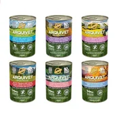 Mokra karma dla psów - Arquivet mokra karma dla psów mix smaków 6x400g - miniaturka - grafika 1