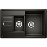 Zlewozmywaki - Blanco Zlew LEGRA 6S Compact Czarny odwracalny 526085 - miniaturka - grafika 1