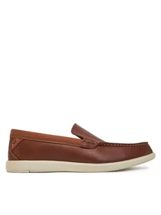 Clarks Mokasyny Bratton Loafer 26181279 Brązowy - Mokasyny męskie - miniaturka - grafika 1