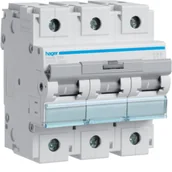 Bezpieczniki elektryczne - MCB Wyłącznik nadprądowy 15kA 3P B 125A - miniaturka - grafika 1