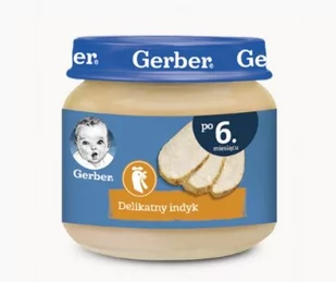 Gerber Moje pierwsze mięsko Delikatny indyk po 6 miesiącu 80 g - Dania dla dzieci - miniaturka - grafika 1