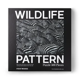 Zebra Printworks Puzzle Printworks Wildlife Pattern PW00518 - Puzzle - miniaturka - grafika 1