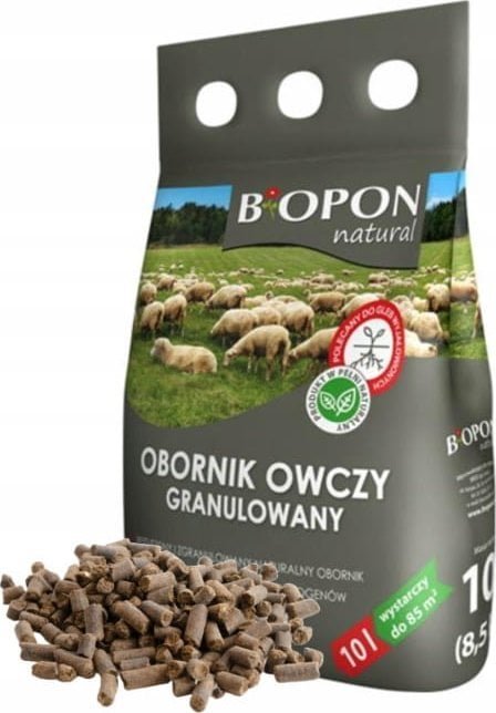 Obornik owczy granulowany 10L Naturalny łatwo przyswajalny nawóz