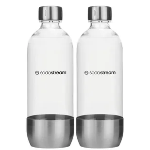 2x Butelka do saturatora SodaStream 1L Stalowa - Akcesoria i części AGD - miniaturka - grafika 1