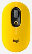 Myszki - Logitech Mysz Mysz Pop Black & Yellow - miniaturka - grafika 1