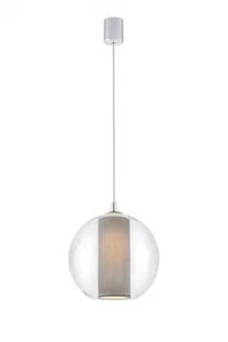 Kaspa LAMPA wisząca MERIDA S 10387108 szklana OPRAWA Abażurowa ZWIS IP20 kula ba - Lampy sufitowe - miniaturka - grafika 1