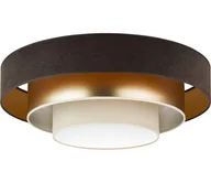 Lampy sufitowe - Duolla - LED Plafon LUNETA LED/26W/230V śr. 60 cm 4000K brązowy/złoty - miniaturka - grafika 1