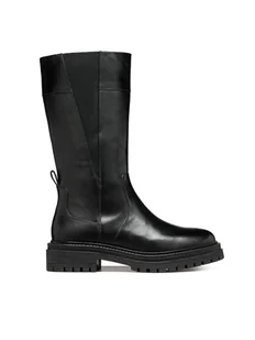 Geox Kozaki D Iridea D46HRD 00043 C9999 Czarny - Kozaki damskie - miniaturka - grafika 1