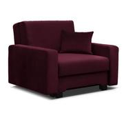 Fotele - Fotel rozkładany z funkcją spania LUX-1 / kolory - miniaturka - grafika 1