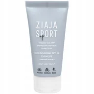 Kremy do twarzy - Ziaja Sport Nawilżający Krem Do Twarzy Wysoka Ochrona SPF 50 Na Dzień 50ml - miniaturka - grafika 1