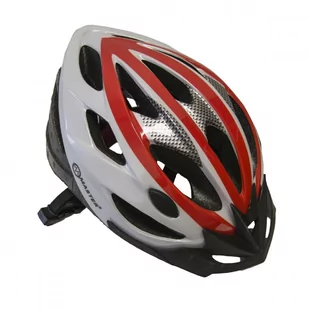 Kask Rowerowy Master Force M Czerwono-Biały - Kaski rowerowe - miniaturka - grafika 1