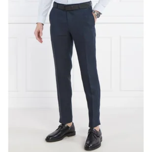 Joop! Lniane spodnie JT-18Hank | Slim Fit - Spodnie męskie - miniaturka - grafika 1