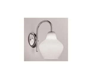 SIRU - Kinkiet LONDON 1xE27/60W/230V biały/chrom błyszczący szkło weneckie - Lampy ścienne - miniaturka - grafika 1